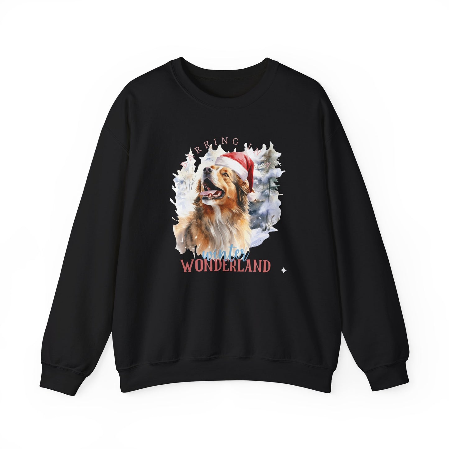 Festive Dog Winter Wonderland Unisex Sweater