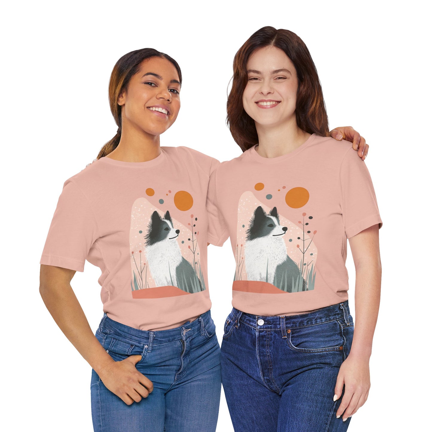 Keeshond Charm – Unisex Artistic Dog T-Shirt