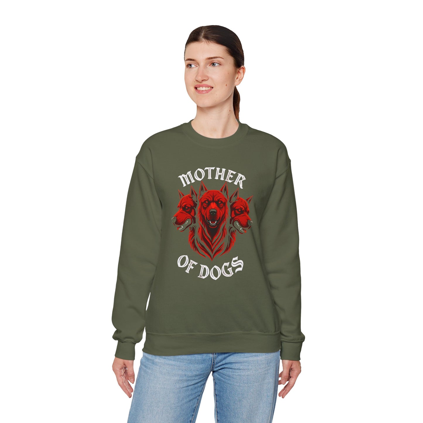 Mother of Dogs - Cerberus Style Unisex Sweatshirt