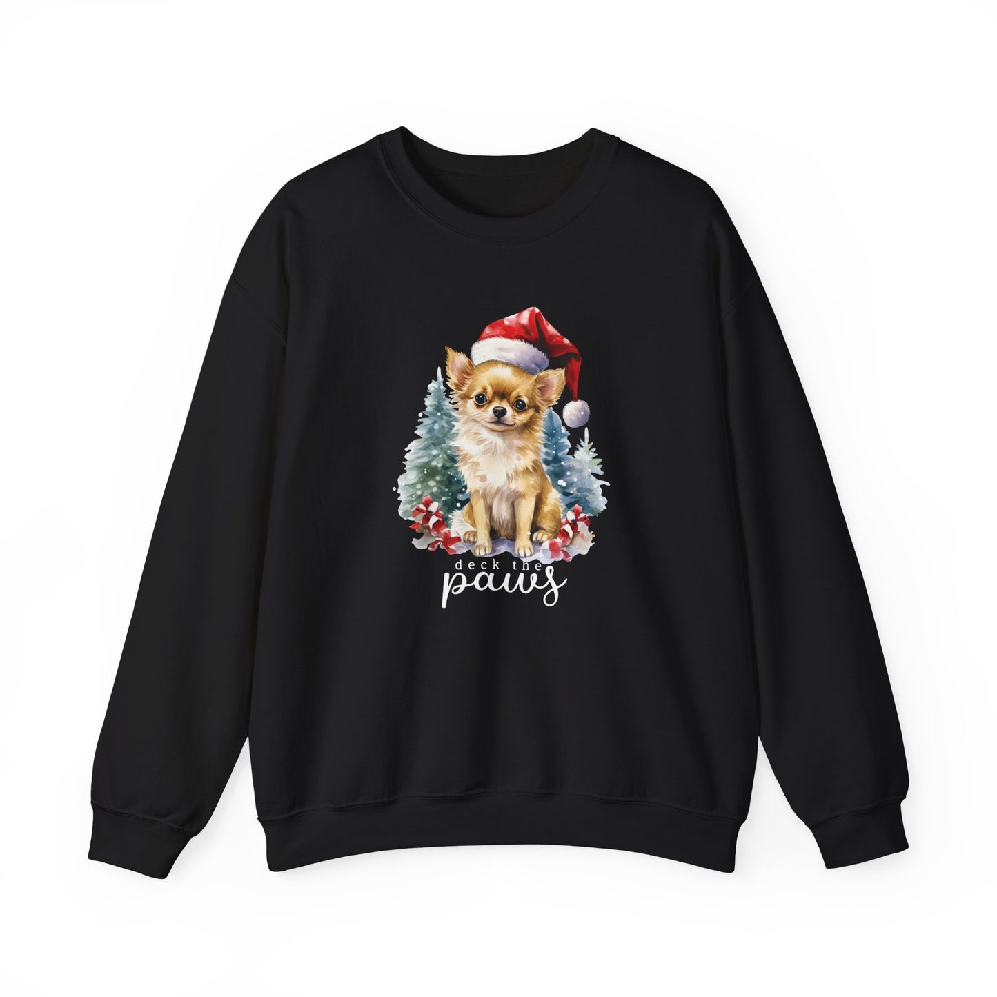 "Deck The Paws" Chihuahua Christmas Unisex Sweatshirt