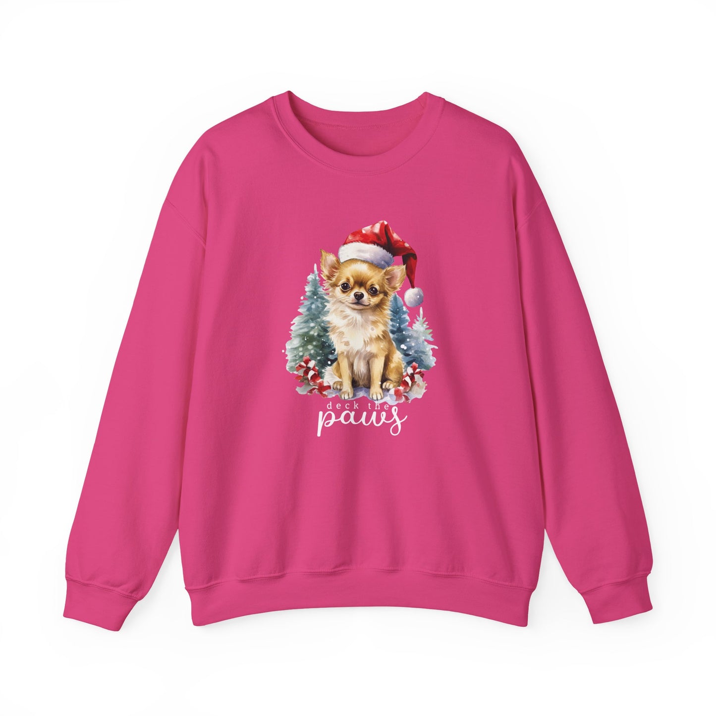 "Deck The Paws" Chihuahua Christmas Unisex Sweatshirt