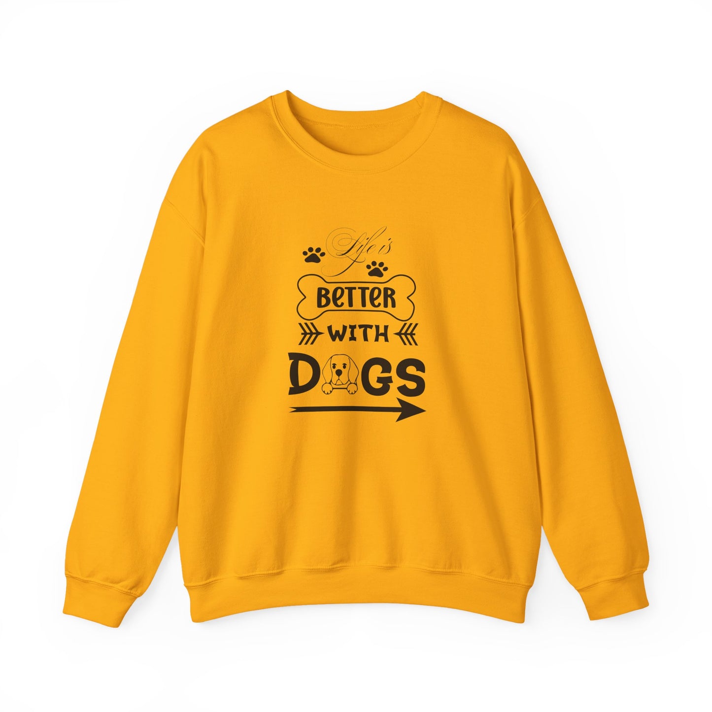 Life is Better With Dogs Unisex Sweatshirt