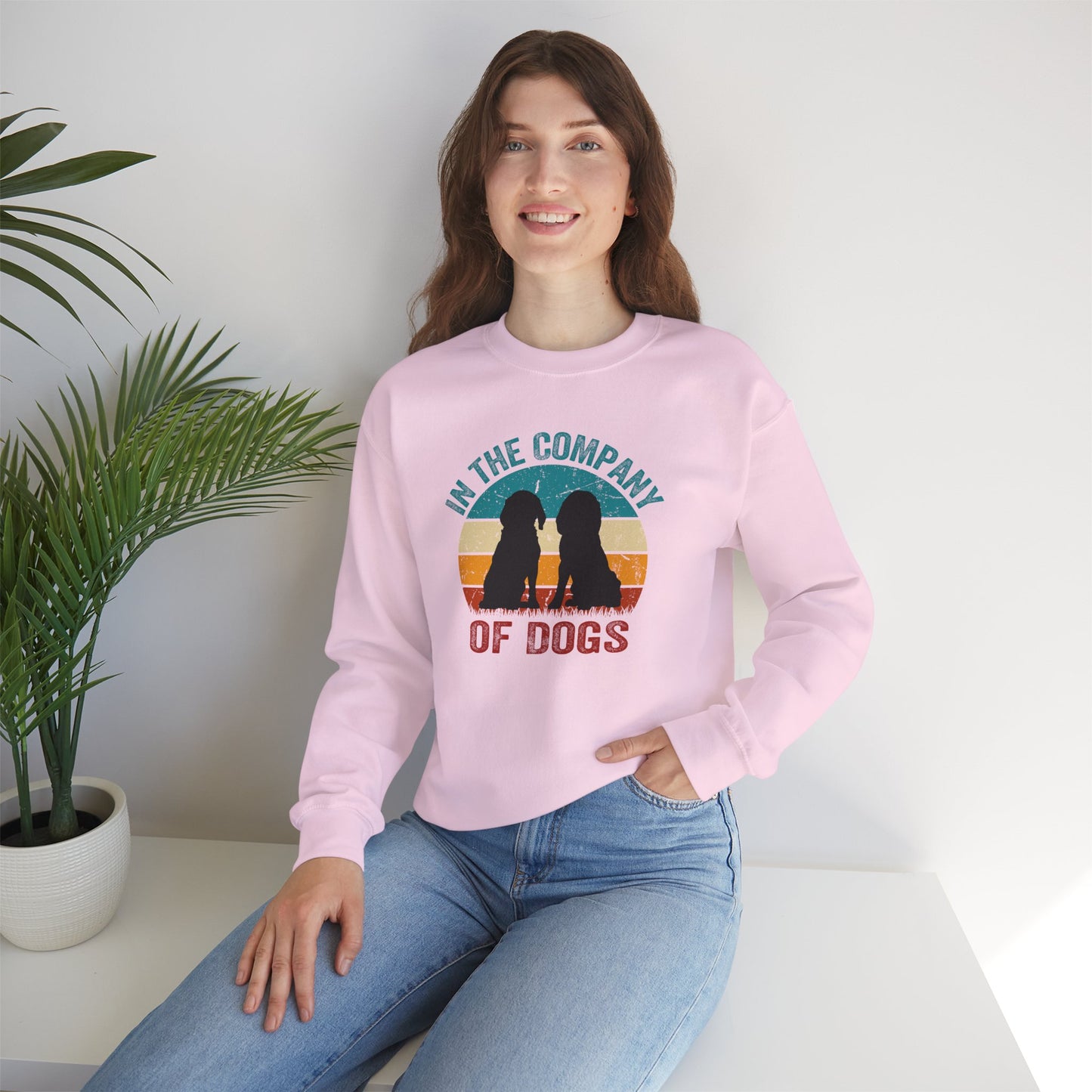 Retro "In The Company of Dogs" Sweatshirt