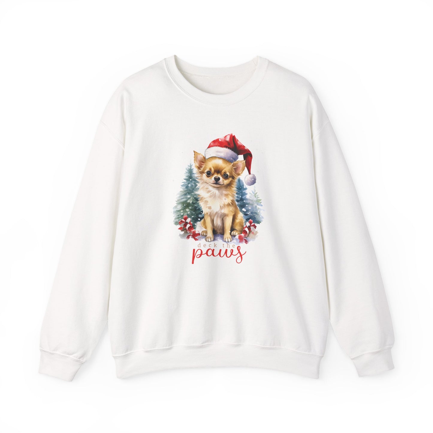 "Deck The Paws" Chihuahua Christmas Unisex Sweatshirt