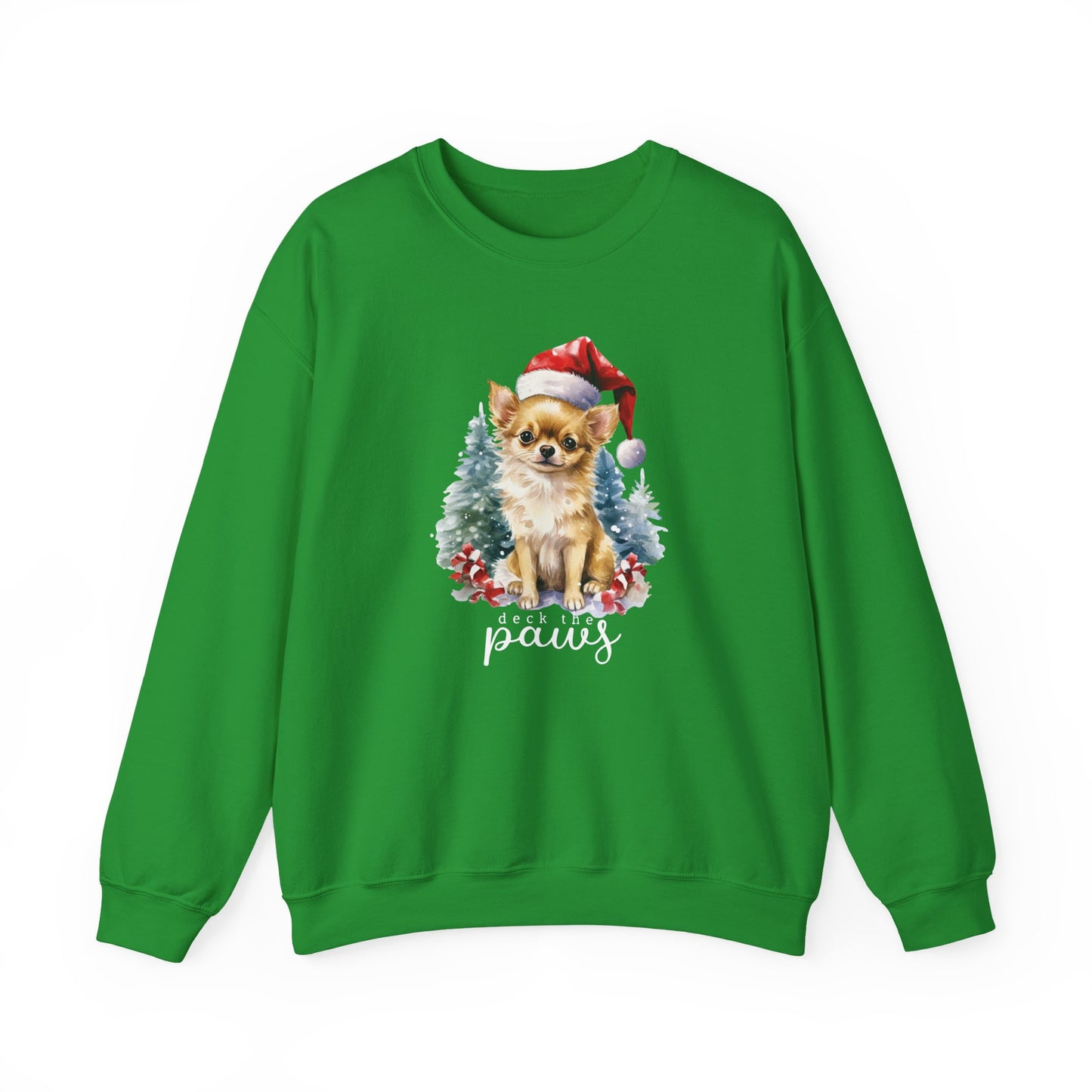 "Deck The Paws" Chihuahua Christmas Unisex Sweatshirt
