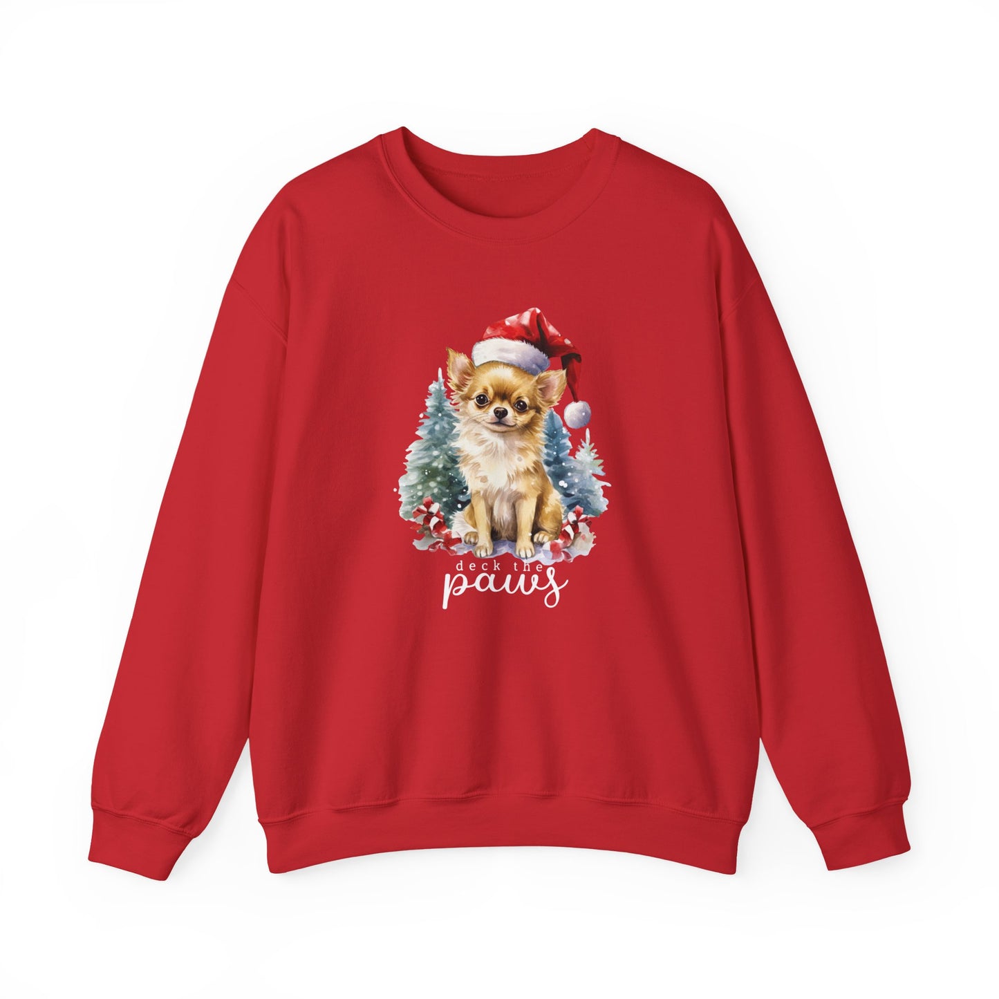 "Deck The Paws" Chihuahua Christmas Unisex Sweatshirt