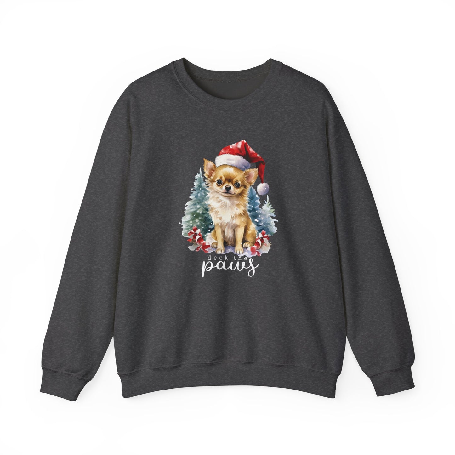 "Deck The Paws" Chihuahua Christmas Unisex Sweatshirt