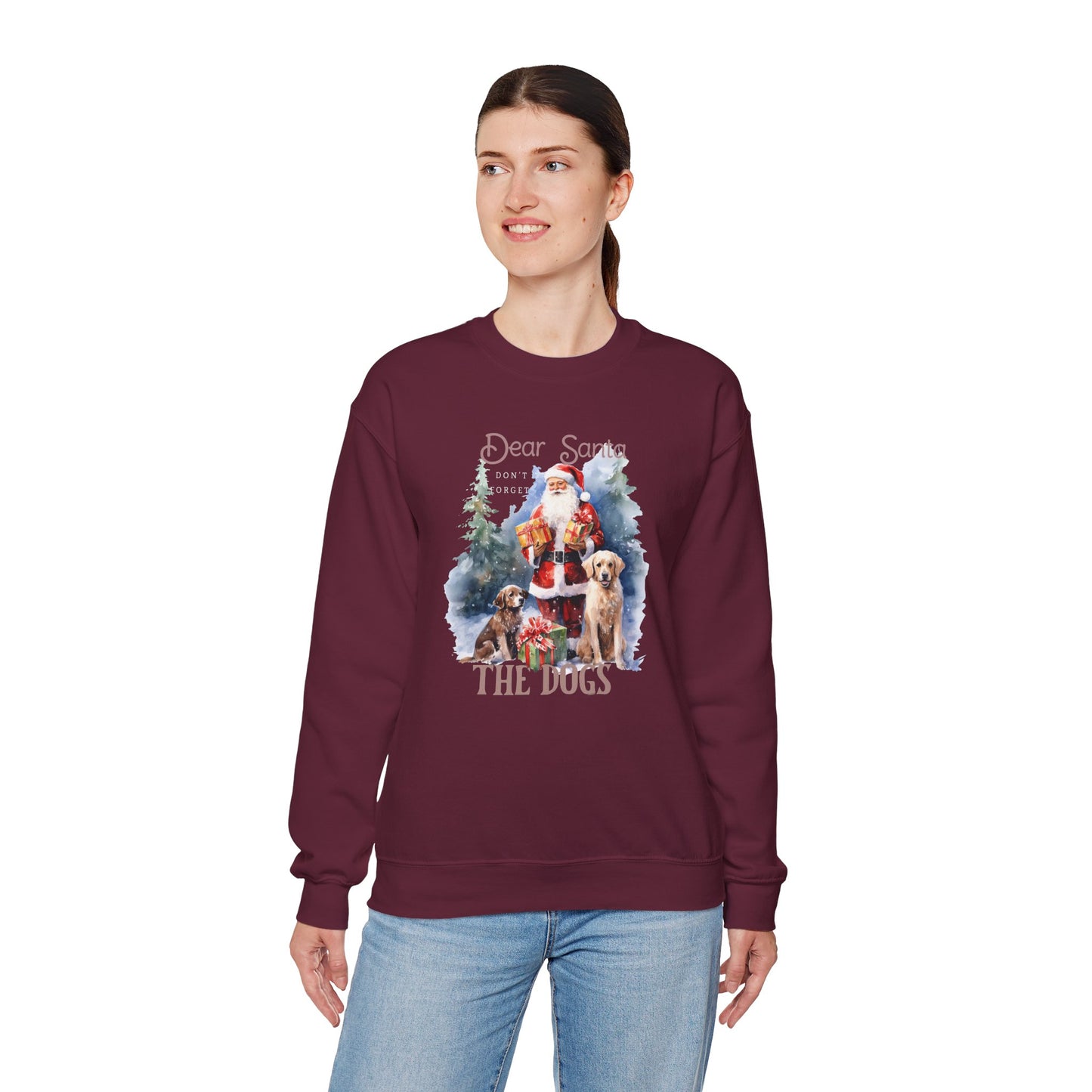 "Dear Santa, The Dogs" Christmas Unisex Sweatshirt