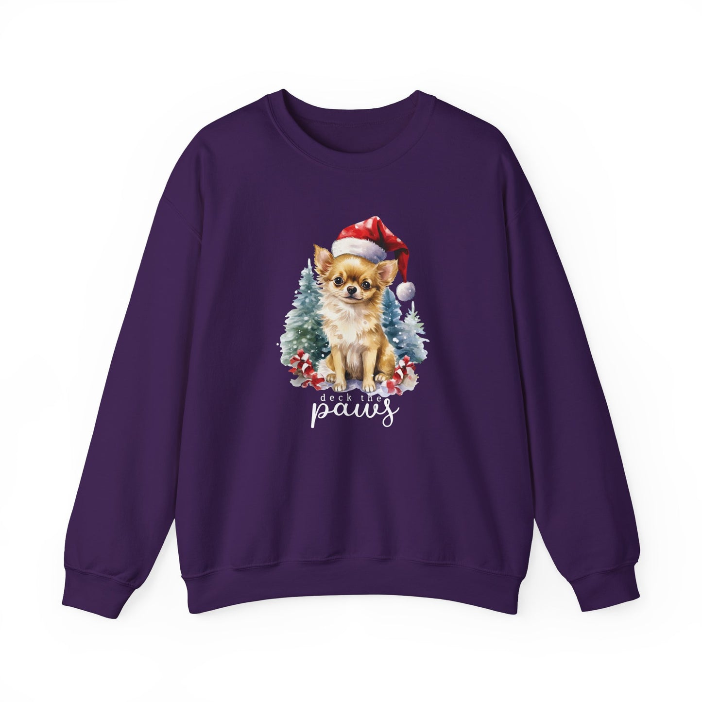 "Deck The Paws" Chihuahua Christmas Unisex Sweatshirt