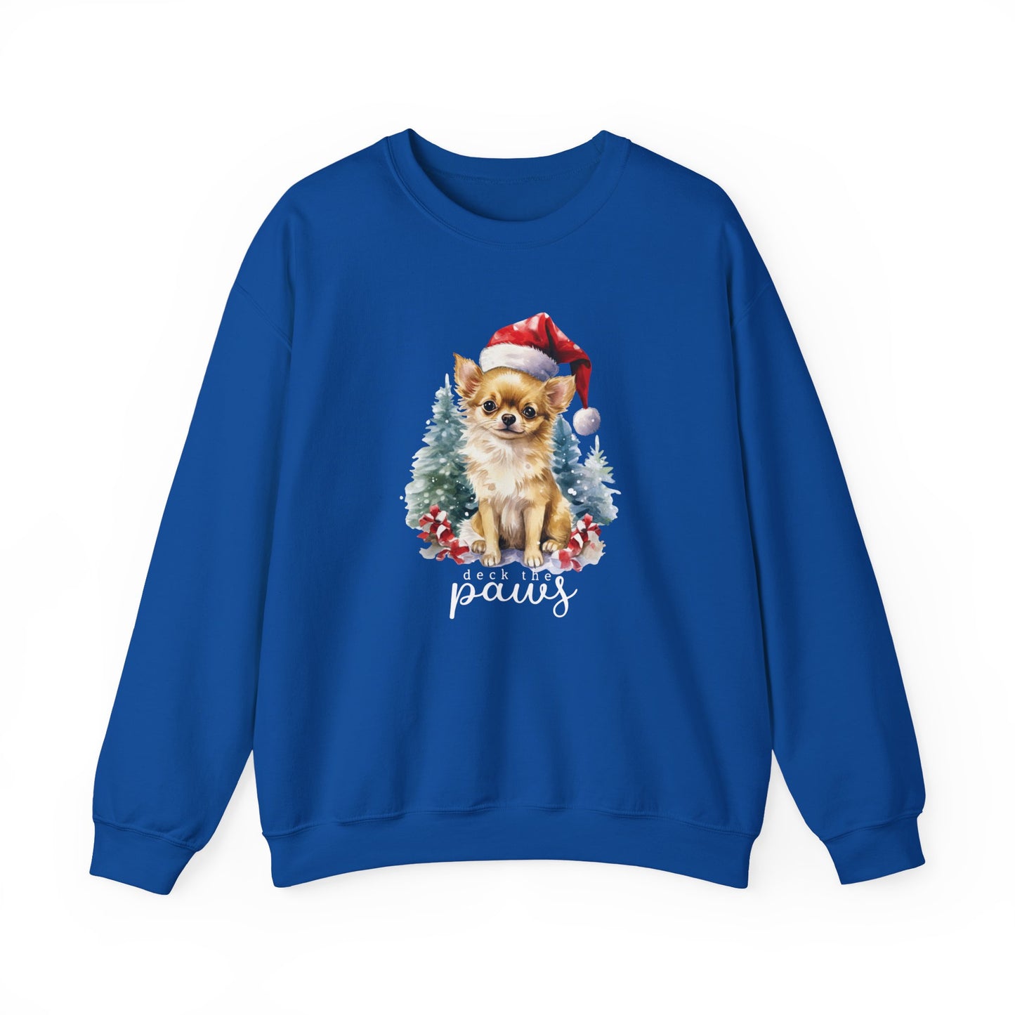 "Deck The Paws" Chihuahua Christmas Unisex Sweatshirt