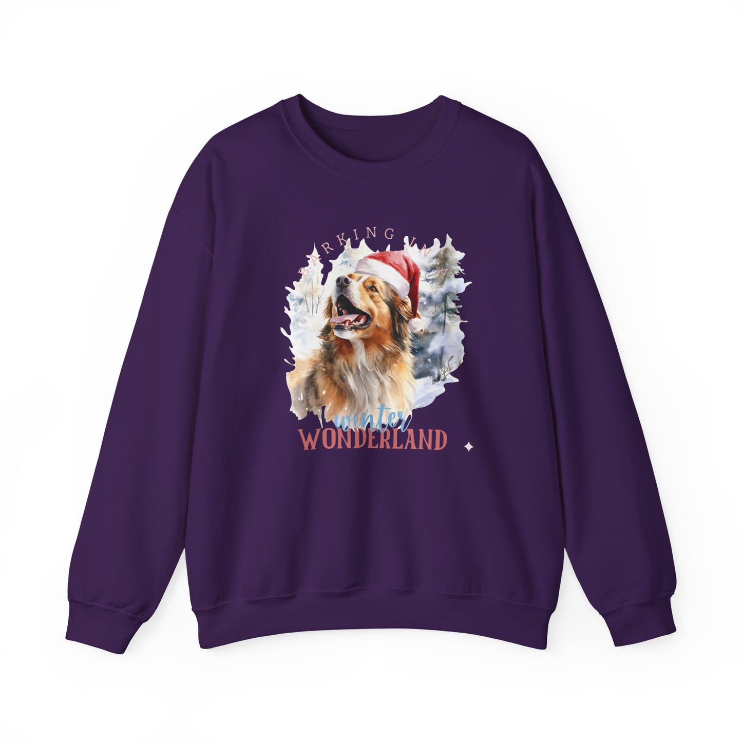 Festive Dog Winter Wonderland Unisex Sweater