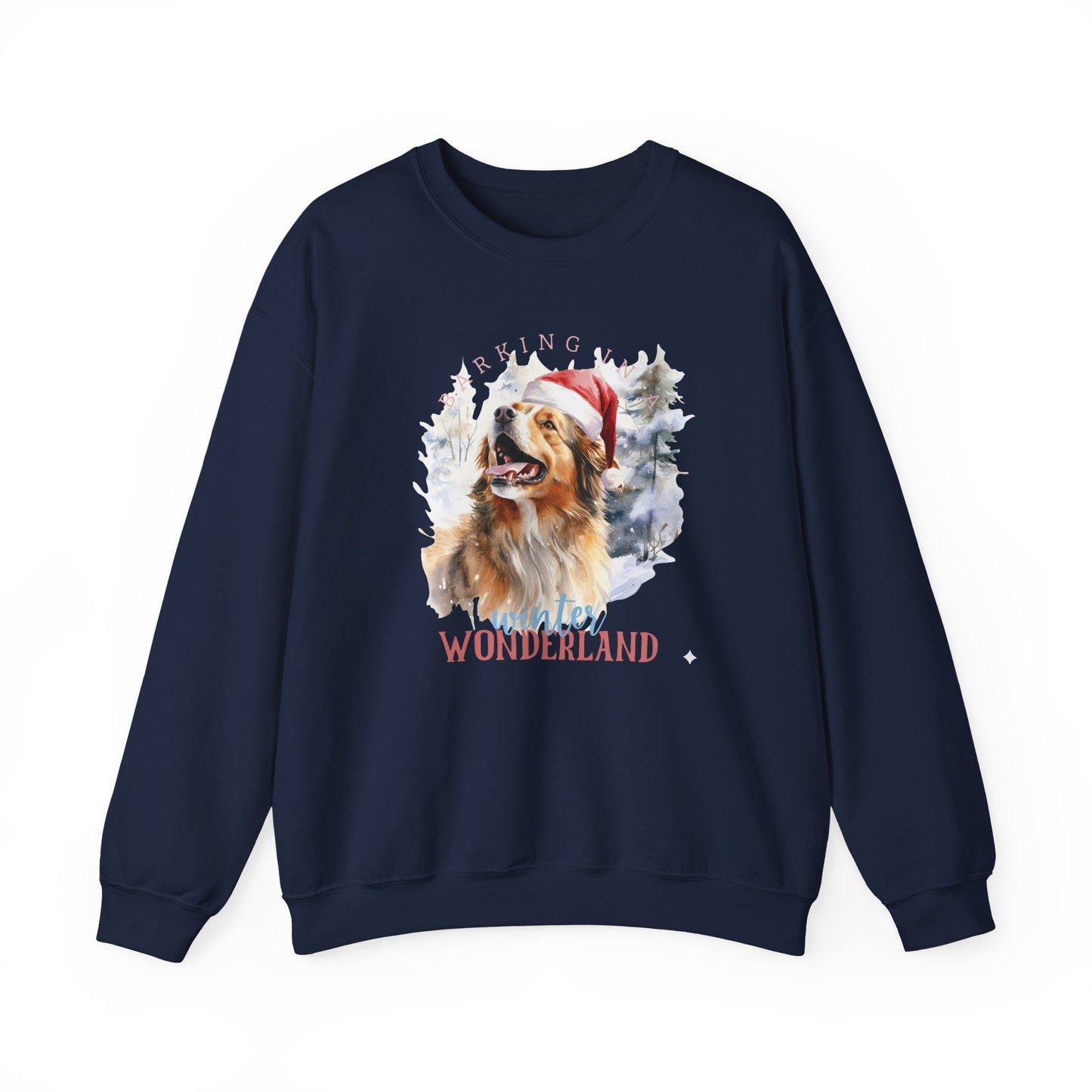 Festive Dog Winter Wonderland Unisex Sweater