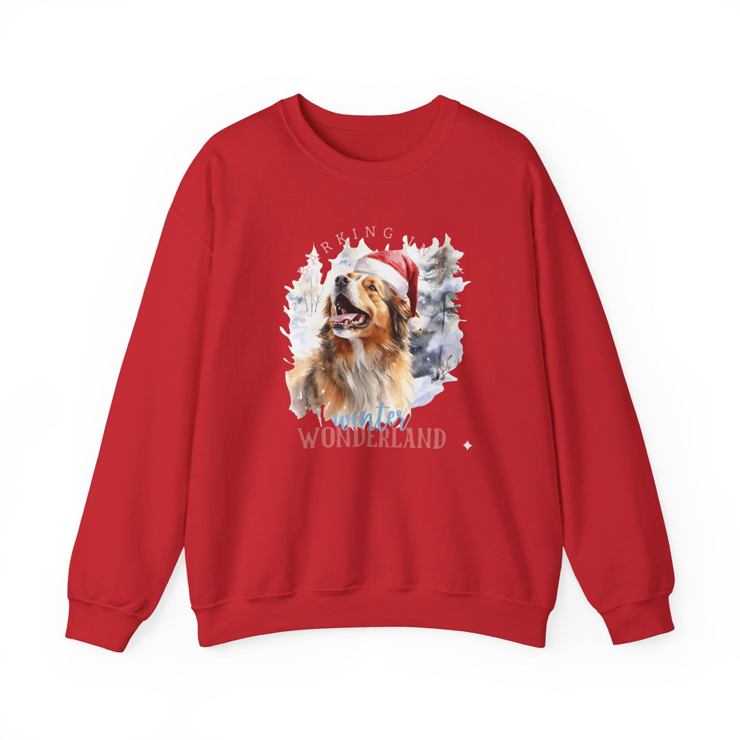 Festive Dog Winter Wonderland Unisex Sweater