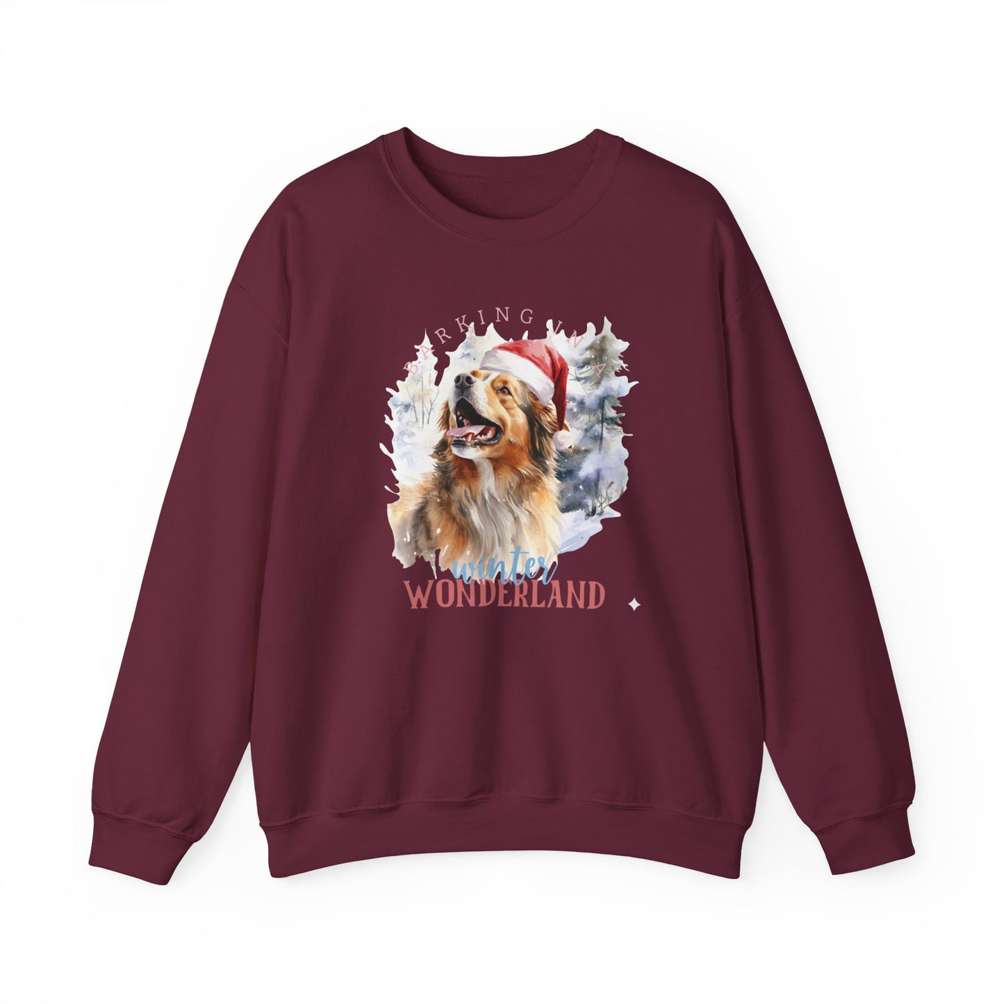 Festive Dog Winter Wonderland Unisex Sweater