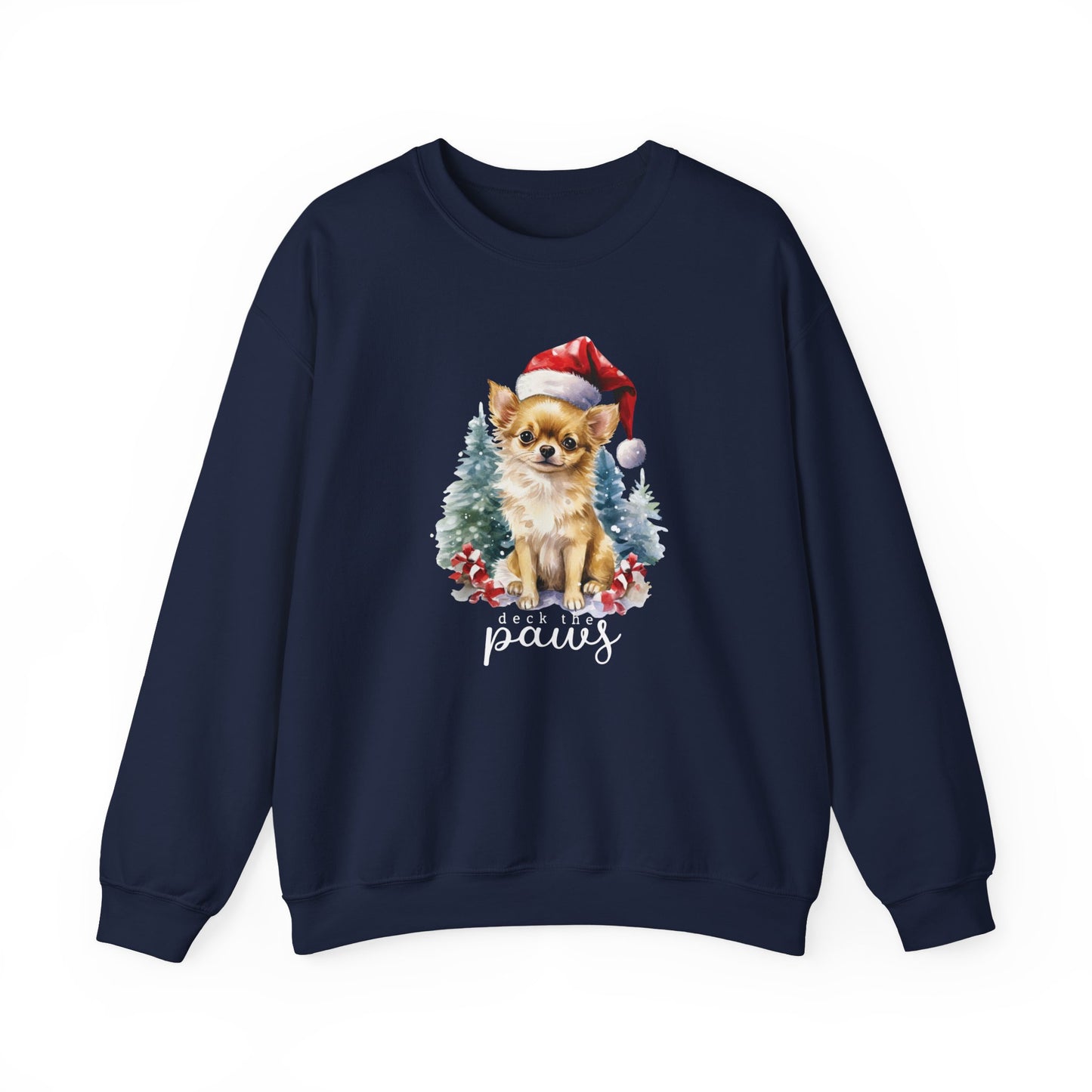 "Deck The Paws" Chihuahua Christmas Unisex Sweatshirt