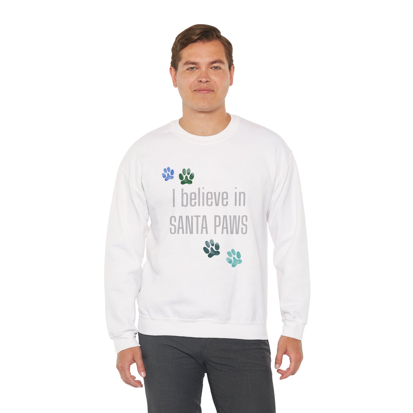 I Believe in Santa Paws Unisex Sweatshirt