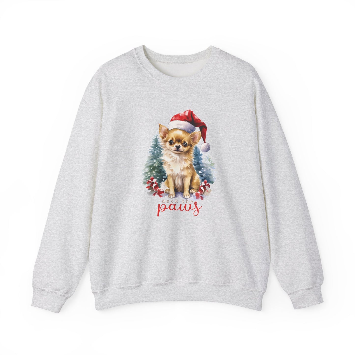 "Deck The Paws" Chihuahua Christmas Unisex Sweatshirt
