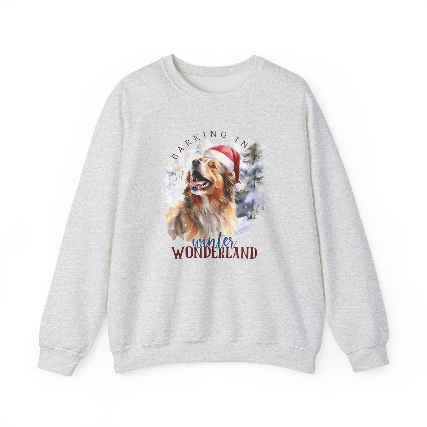 Festive Dog Winter Wonderland Unisex Sweater