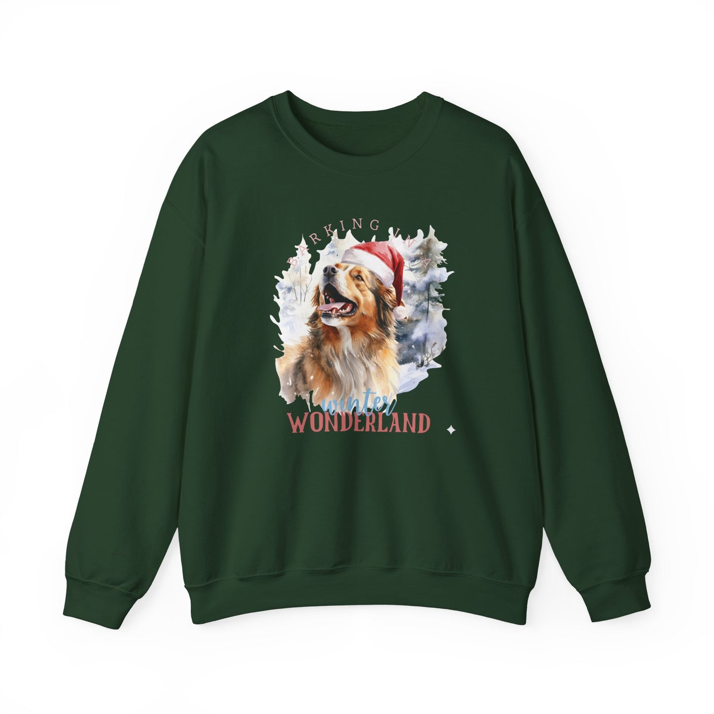 Festive Dog Winter Wonderland Unisex Sweater