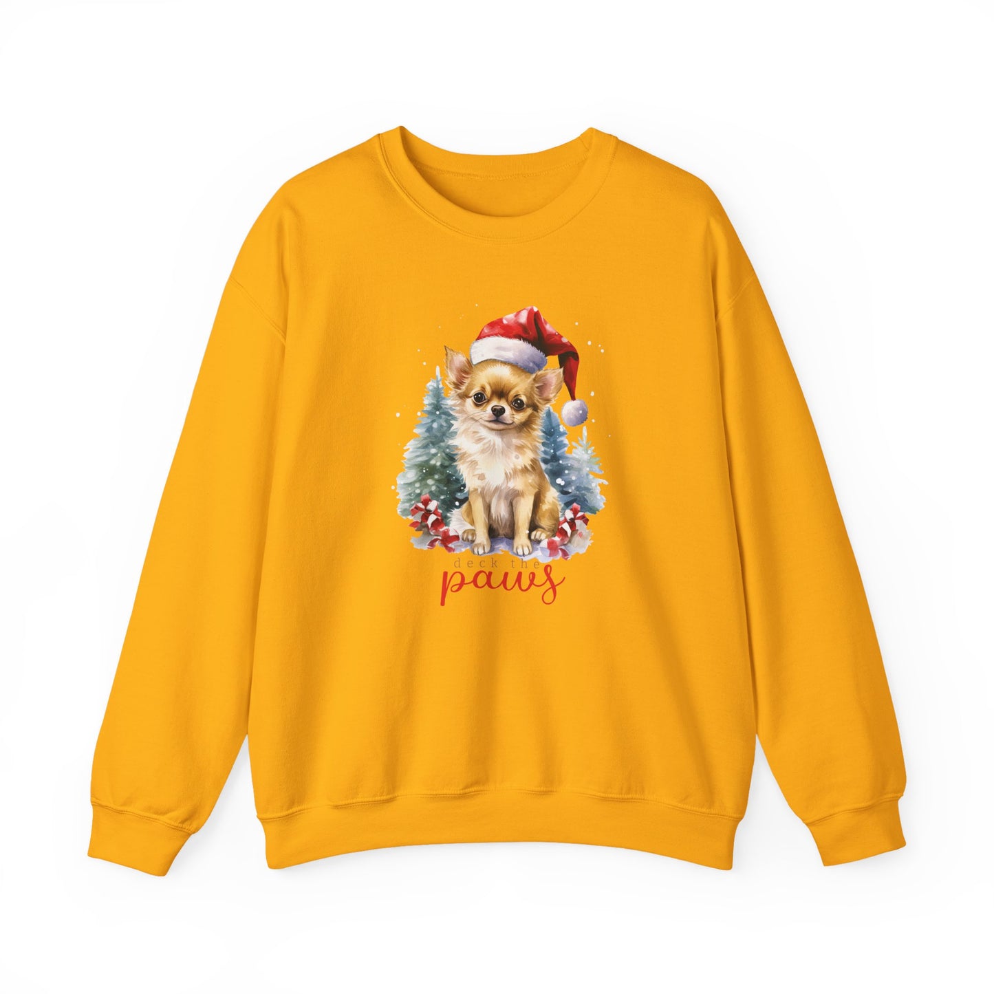 "Deck The Paws" Chihuahua Christmas Unisex Sweatshirt