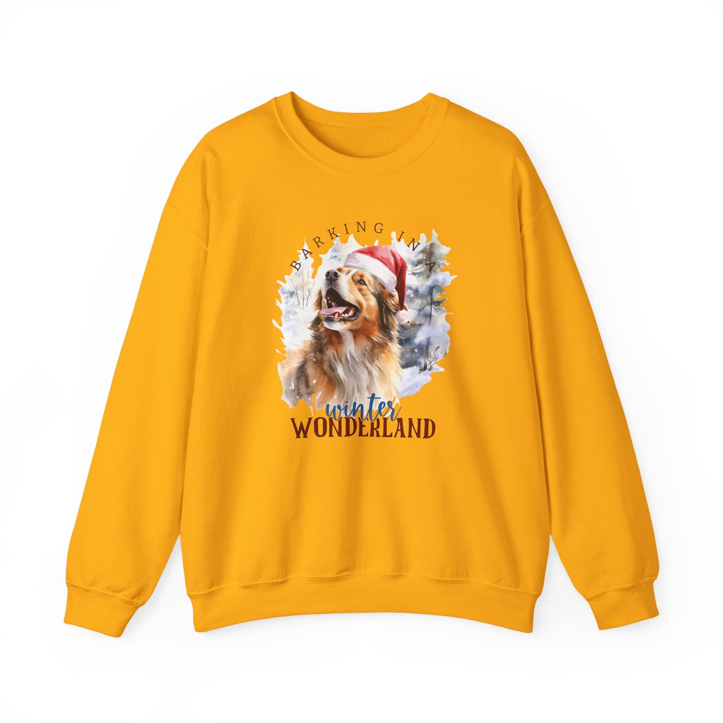 Festive Dog Winter Wonderland Unisex Sweater
