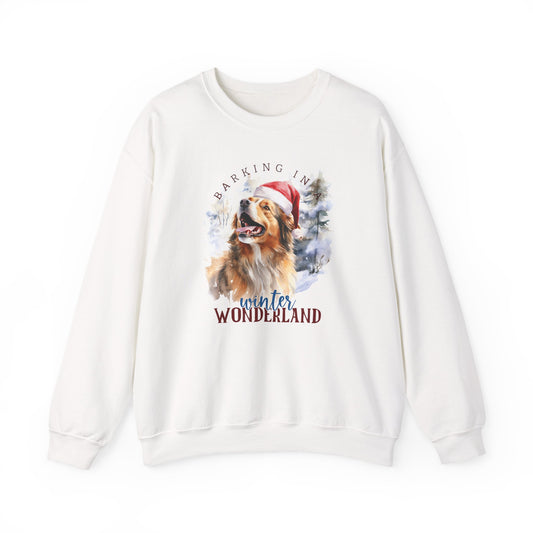Festive Dog Winter Wonderland Unisex Sweater