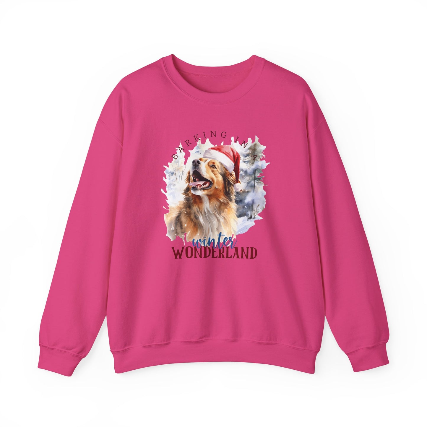 Festive Dog Winter Wonderland Unisex Sweater