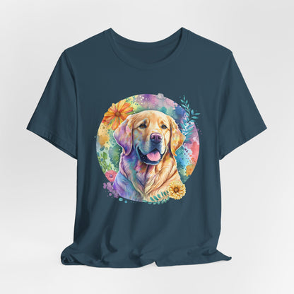 Watercolor Golden Retriever Art T-Shirt – Unisex Dog Lover Tee
