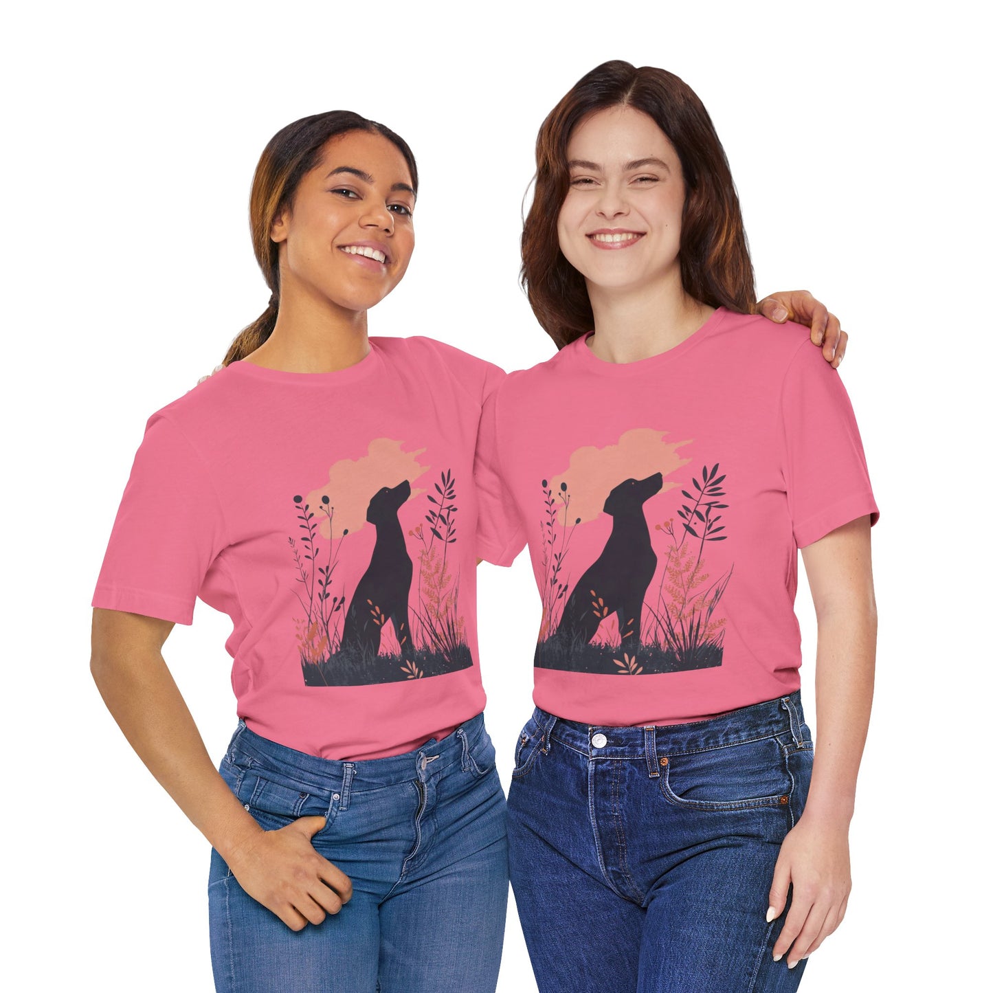 Italian Greyhound Silhouette – Unisex Artistic T-Shirt