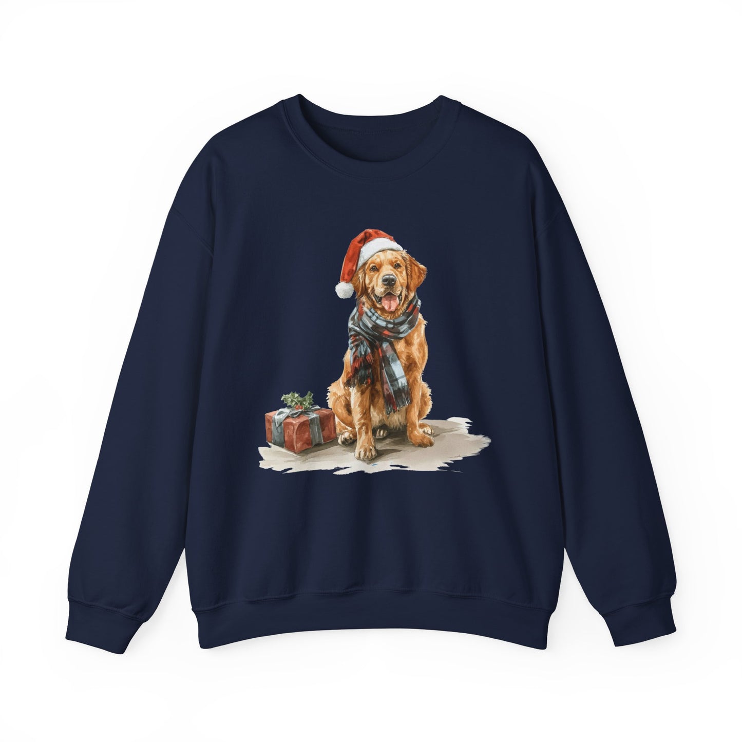 Golden Retriever Christmas Sweatshirt | Festive Dog Gift