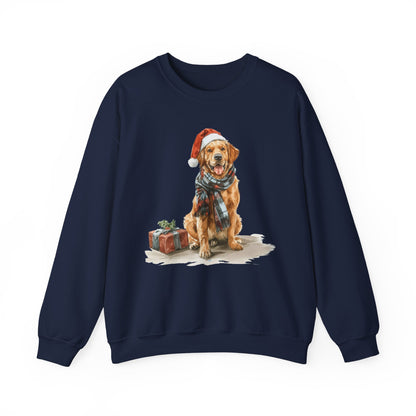 Golden Retriever Christmas Sweatshirt | Festive Dog Gift