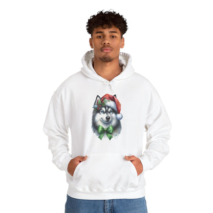Husky Santa Hoodie | Festive Christmas Dog Sweater