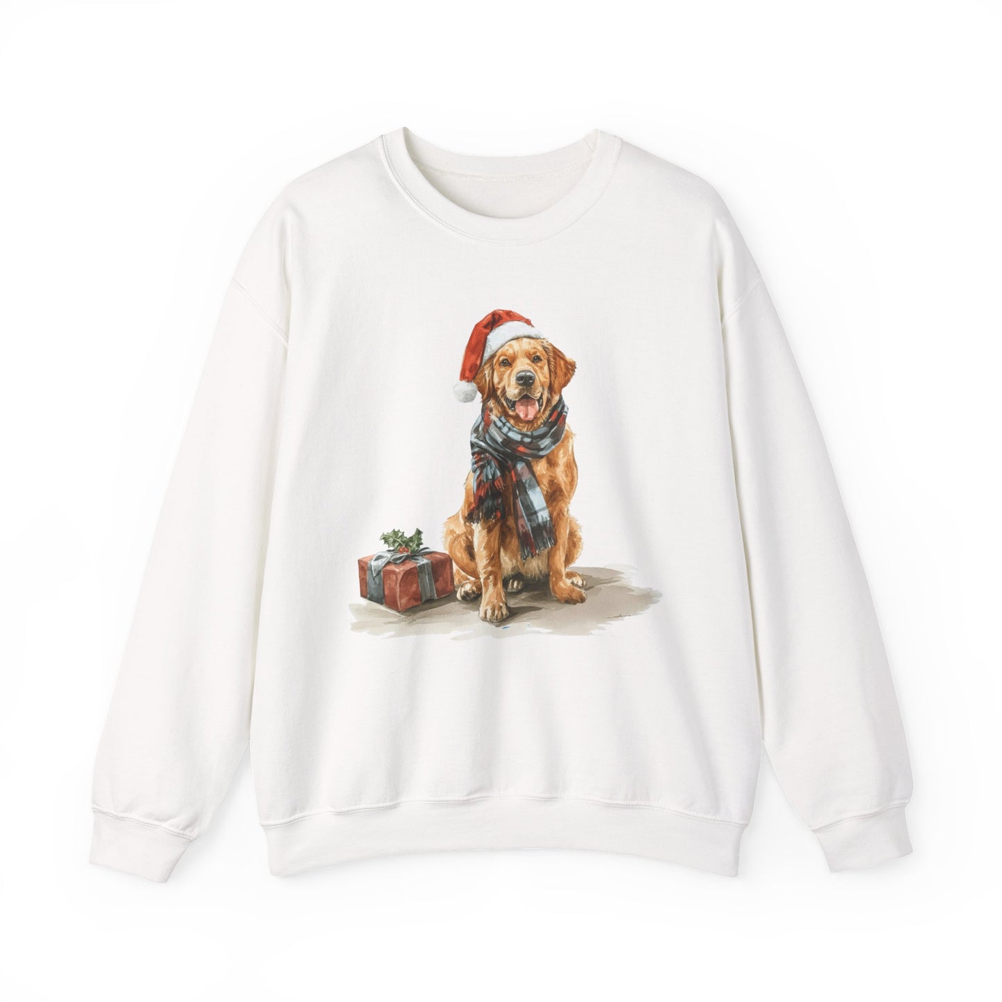 Golden Retriever Christmas Sweatshirt | Festive Dog Gift