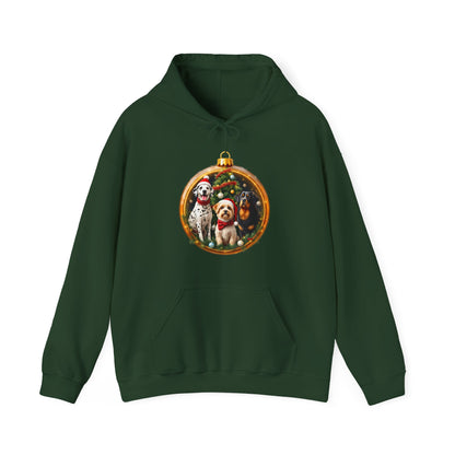 Christmas Dog Ornament Unisex Hoodie