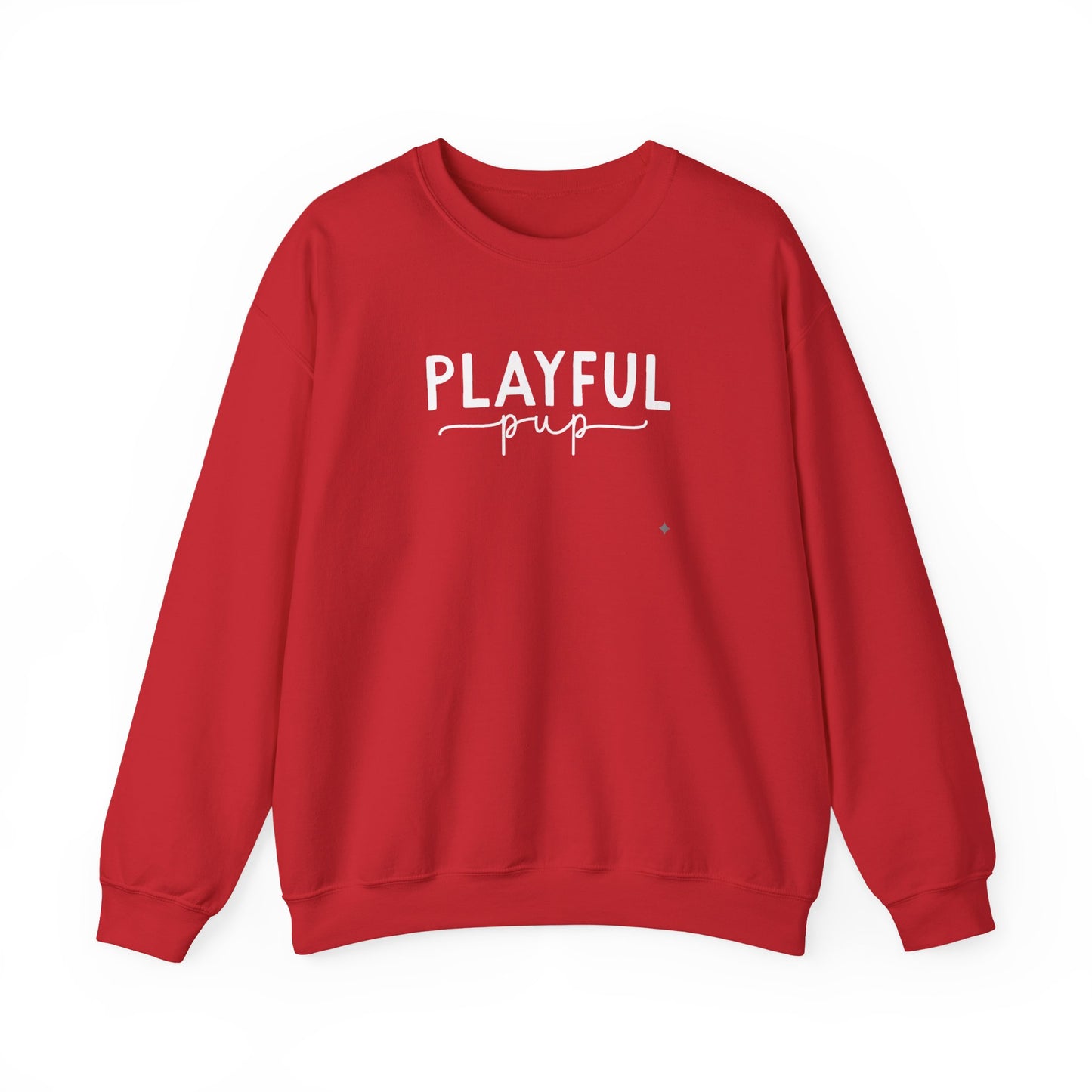 Playful Pup Unisex Sweatshirt | Minimalist Aesthetic Dog Gift