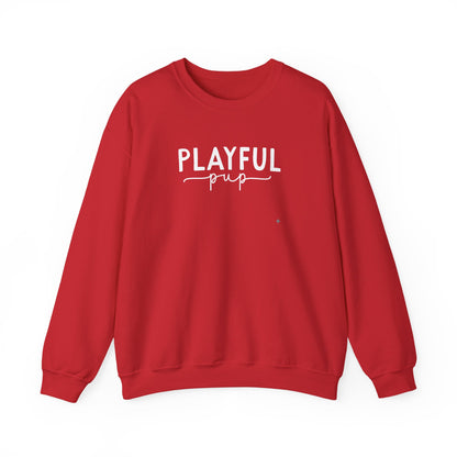Playful Pup Unisex Sweatshirt | Minimalist Aesthetic Dog Gift
