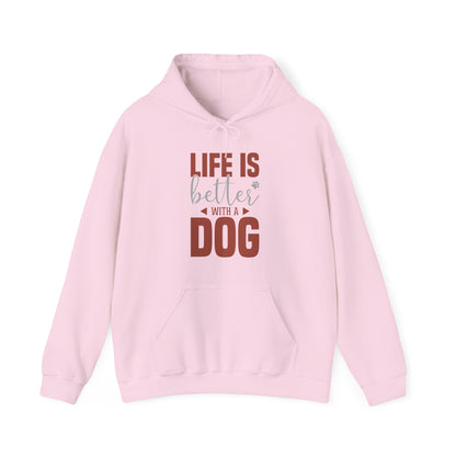 “Life Is Better With a Dog” Unisex Hoodie