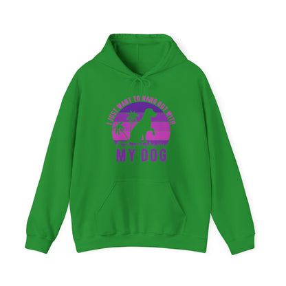 “I Just Want to Hang Out With My Dog” Unisex Hoodie