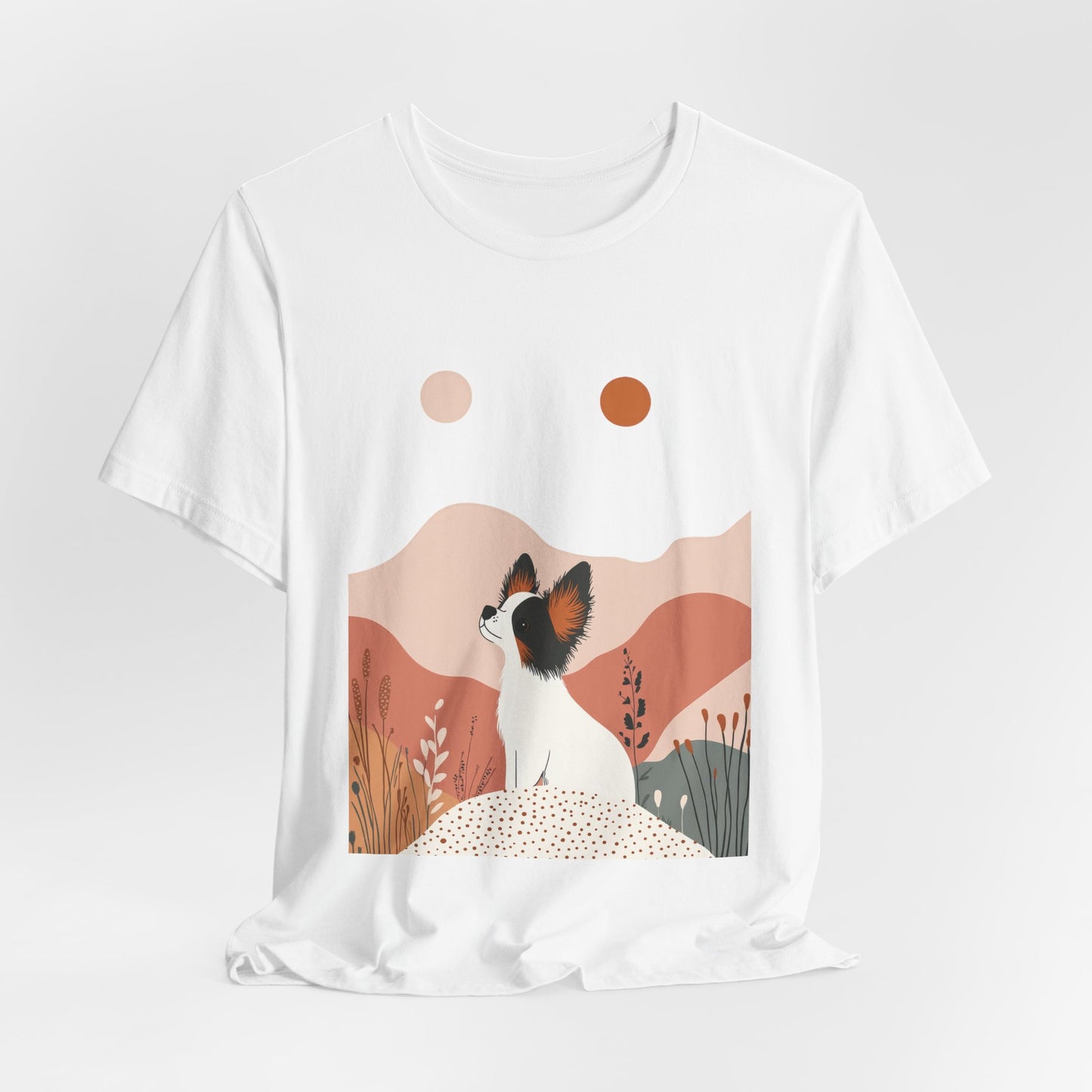 Papillon Spirit – Unisex Artistic Dog T-Shirt