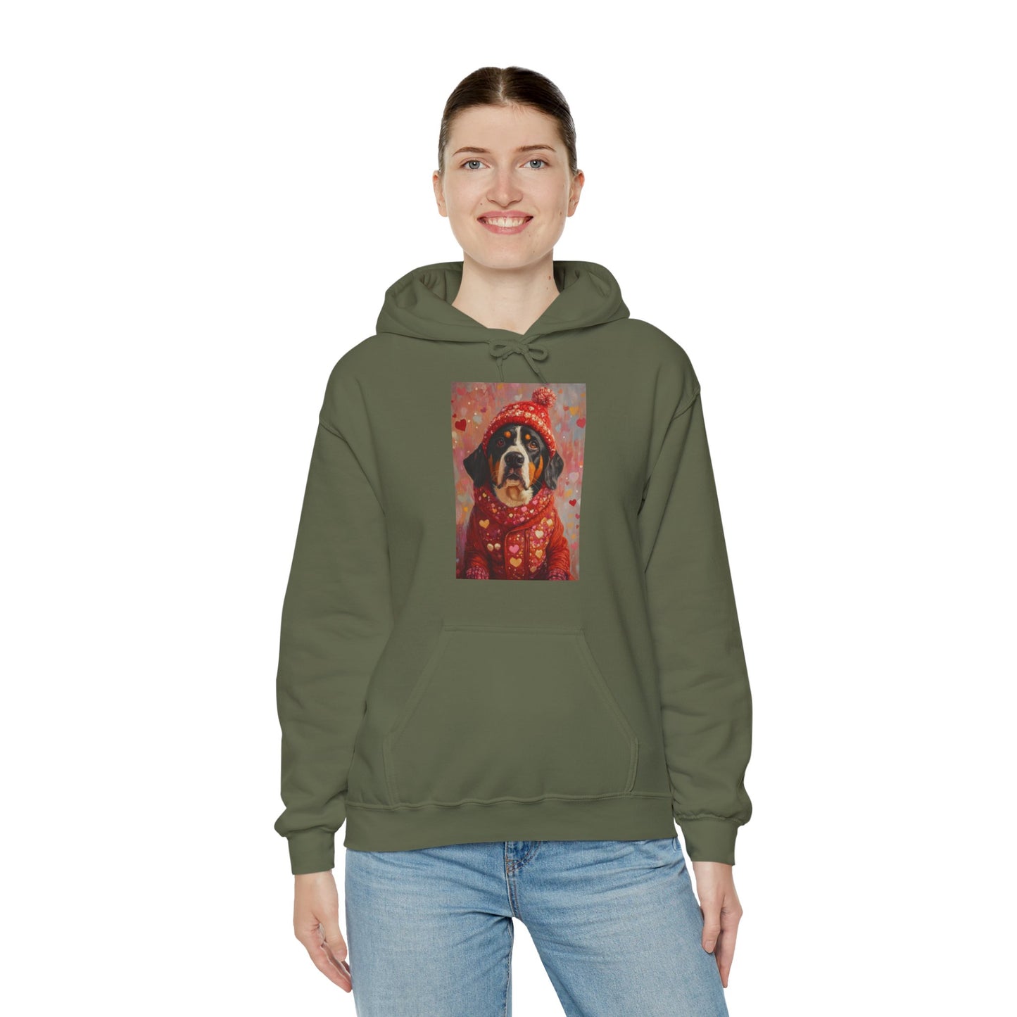 Bernese Love Hoodie | Valentine's Dog Sweater