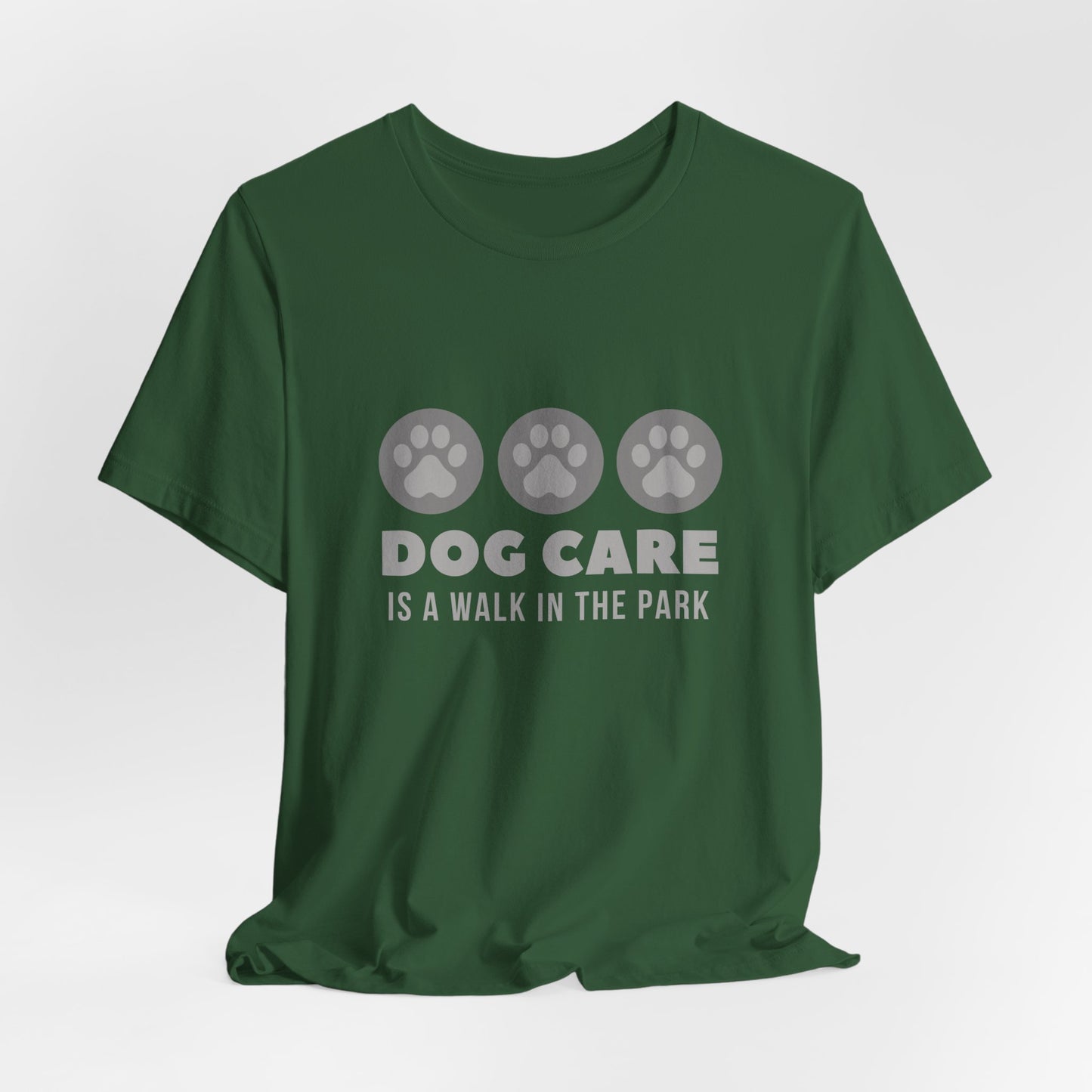 Dog Care – A Walk in the Park | Unisex Pet Lover T-Shirt