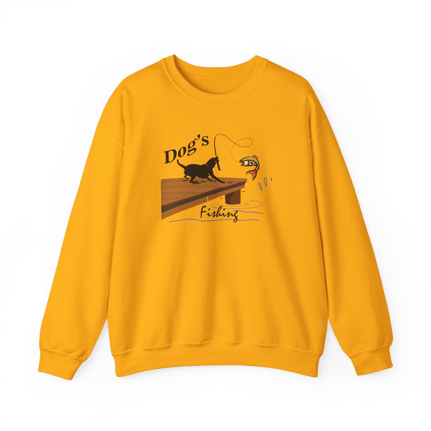Dog's Fishing Trip Unisex Sweatshirt