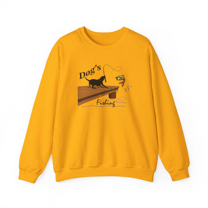 Dog's Fishing Trip Unisex Sweatshirt