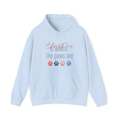 Christmas Is Where The Paws Are Hoodie