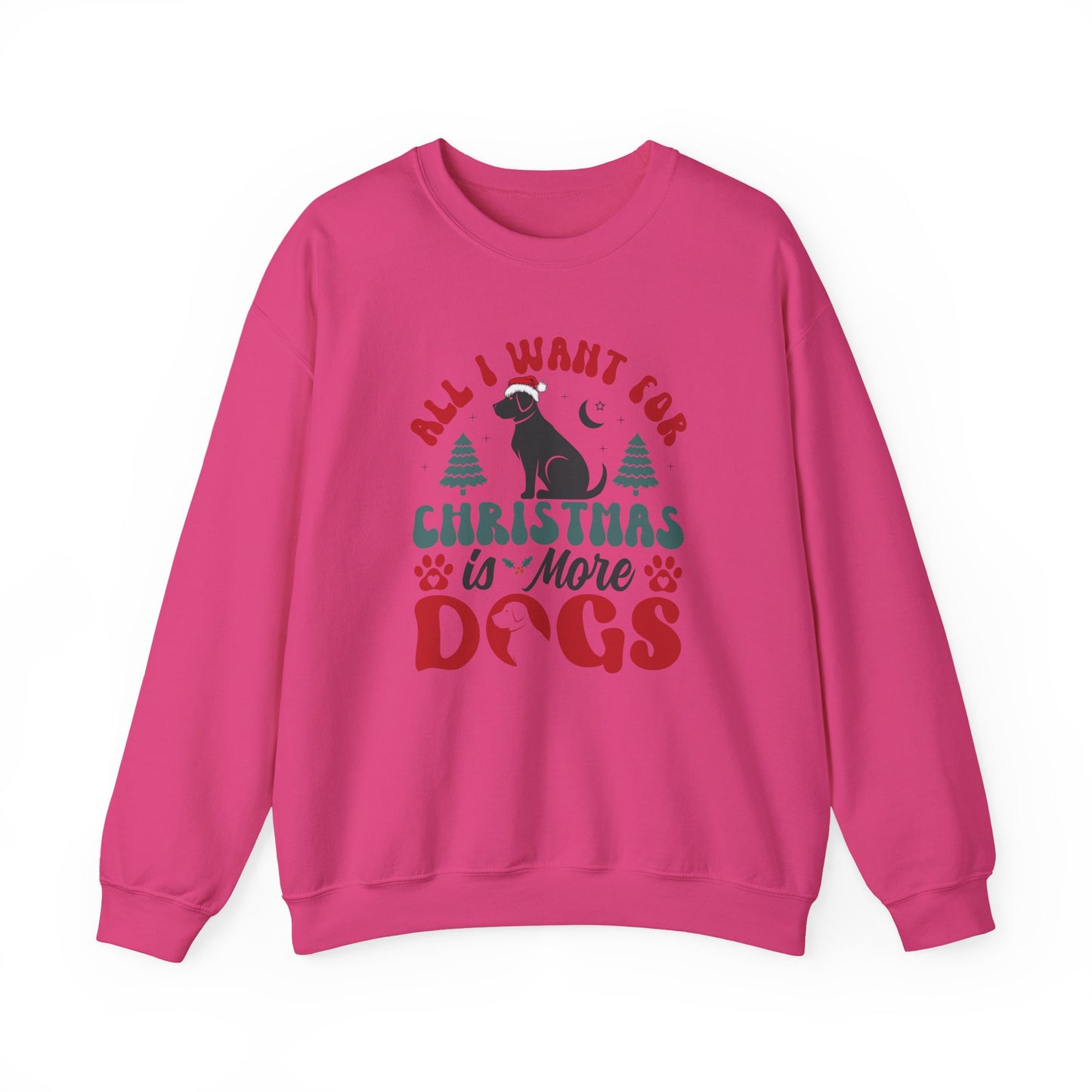 More Dogs for Christmas Sweatshirt | Funny Pet Lover Gift