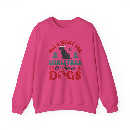 More Dogs for Christmas Sweatshirt | Funny Pet Lover Gift