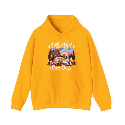 Girl Who Loves Cozy Dogs Hoodie | Cabin Life Sweater