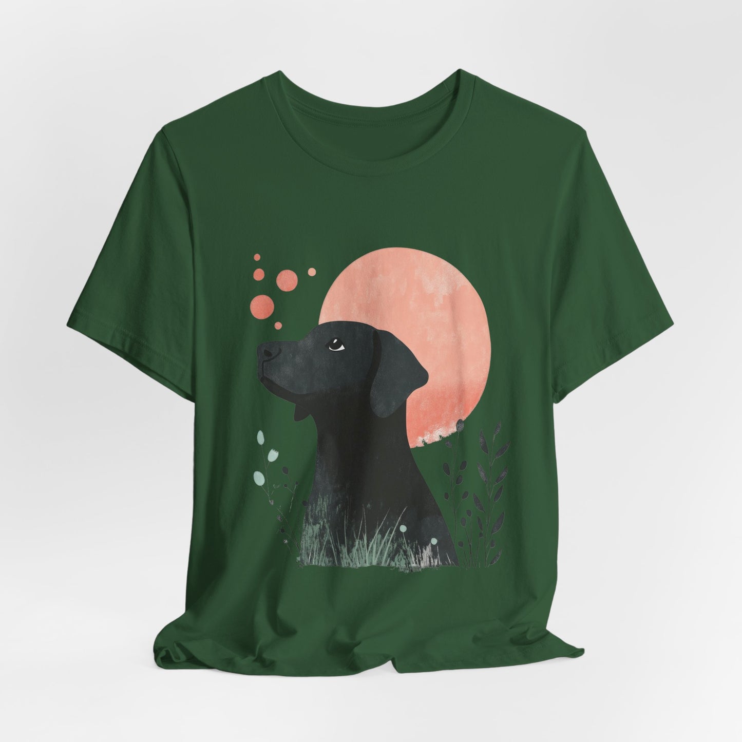 Blackmouth Cur Minimalist Moon Unisex Tee