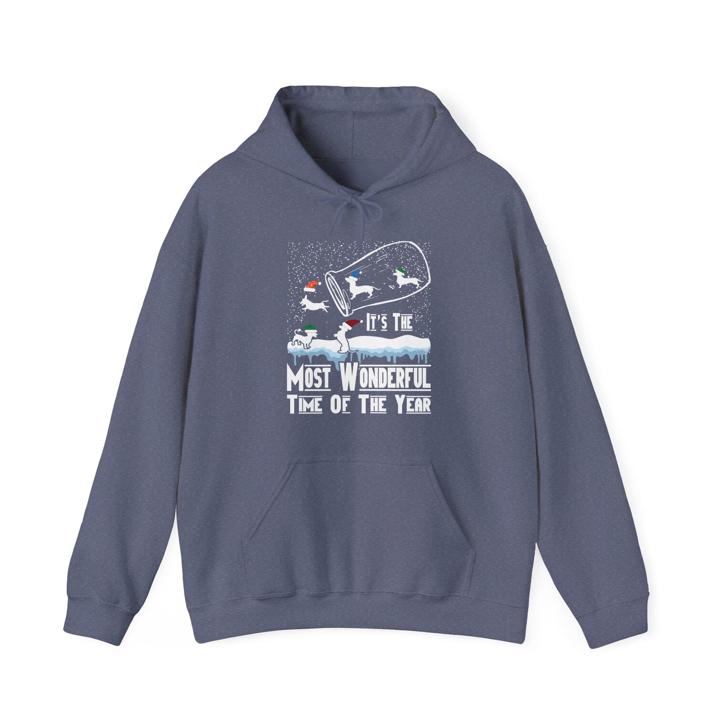 Dachshund Snow Globe Hoodie | Most Wonderful Time