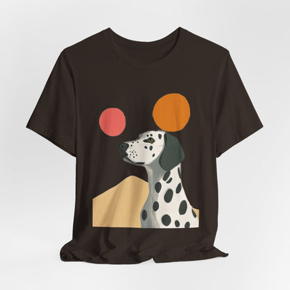 Dalmatian Desert Sun Minimalist Unisex Tee
